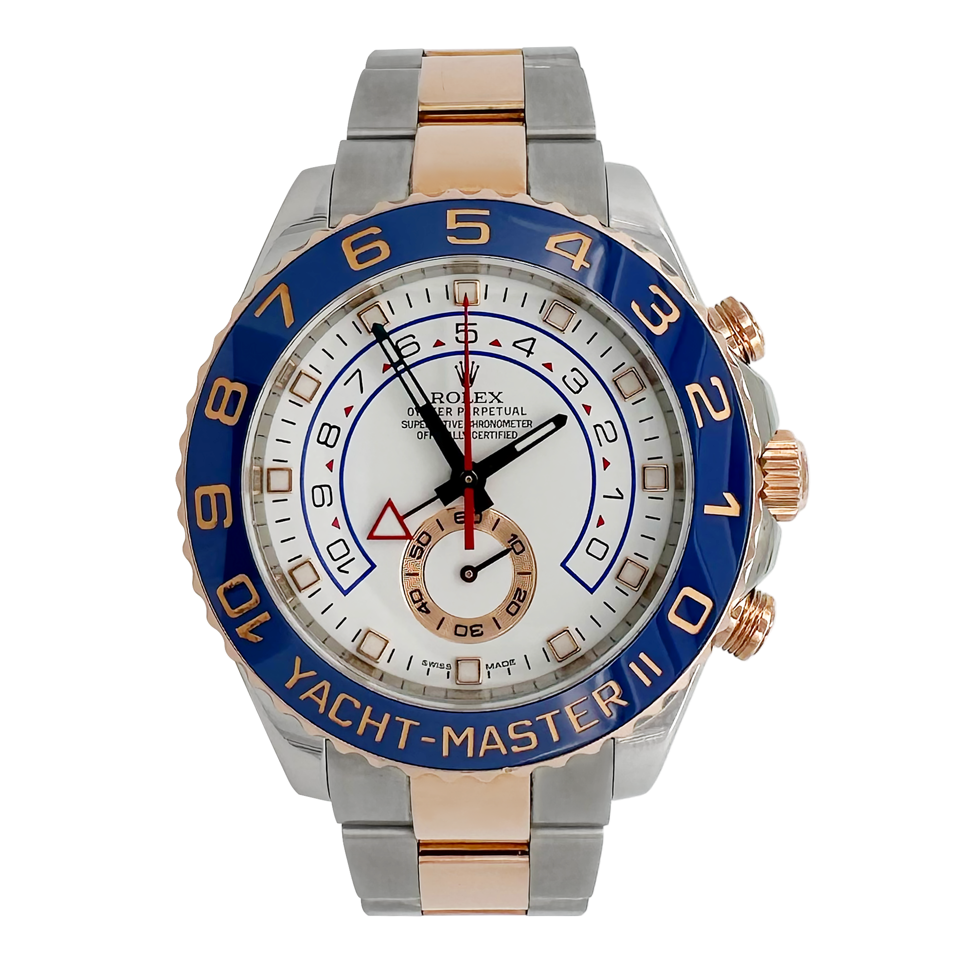 Pre-Owned 2016 Rolex Yacht-Master Model: 116681  Steel & Rose Gold Luxury Men's Watch