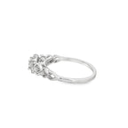 0.20Ctw 10K White Gold Diamond Lds Engagement Ring Size 7 1.5Dwt