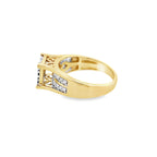 0.50Ct 10K Yellow Gold Ladies Diamond Engagement Ring Size 7 3.0Dwt