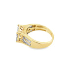 0.50Ct 10K Yellow Gold Ladies Diamond Engagement Ring Size 7 3.0Dwt