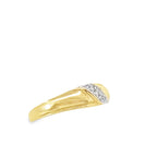 0.20Ctw 14K Yellow Gold Diamond Trio Wedding Set Size 7&10 5