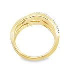 0.50Ct 14Kt Yellow Gold Rd Diamond Ladies Ring Size 7 4.4Dwt
