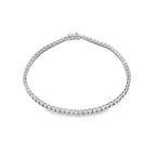 3.00Ct 14K White Gold Lab Grown Diamond Tennis Bracelet 7.0In 4.5Dwt