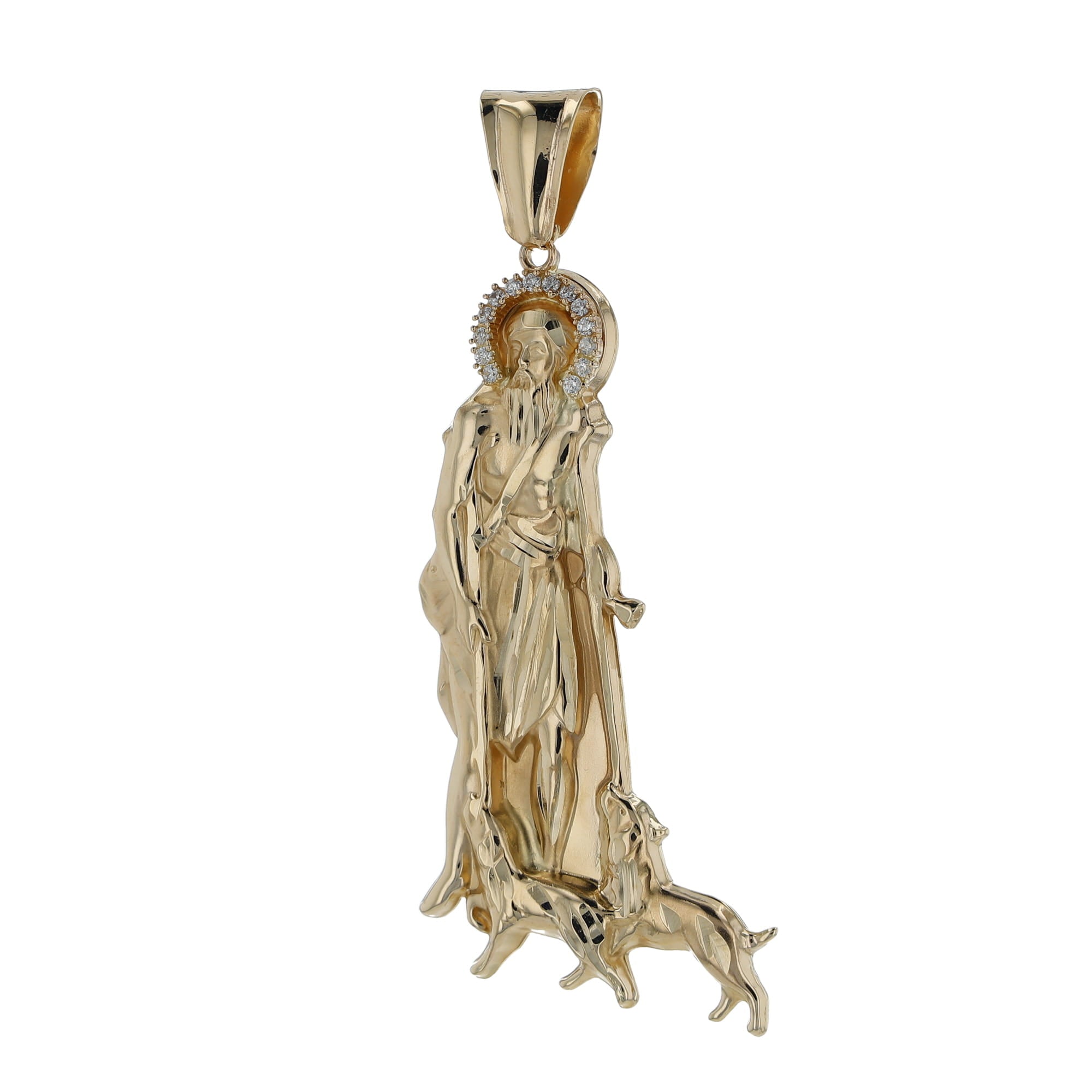 14K Yellow Gold San Lazaro Pendant 14.1Dwt