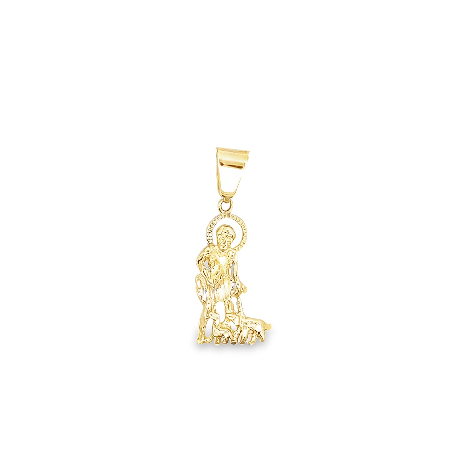 10K Yellow Gold San Lazaro Silhouette Pendant 1.6Dwt