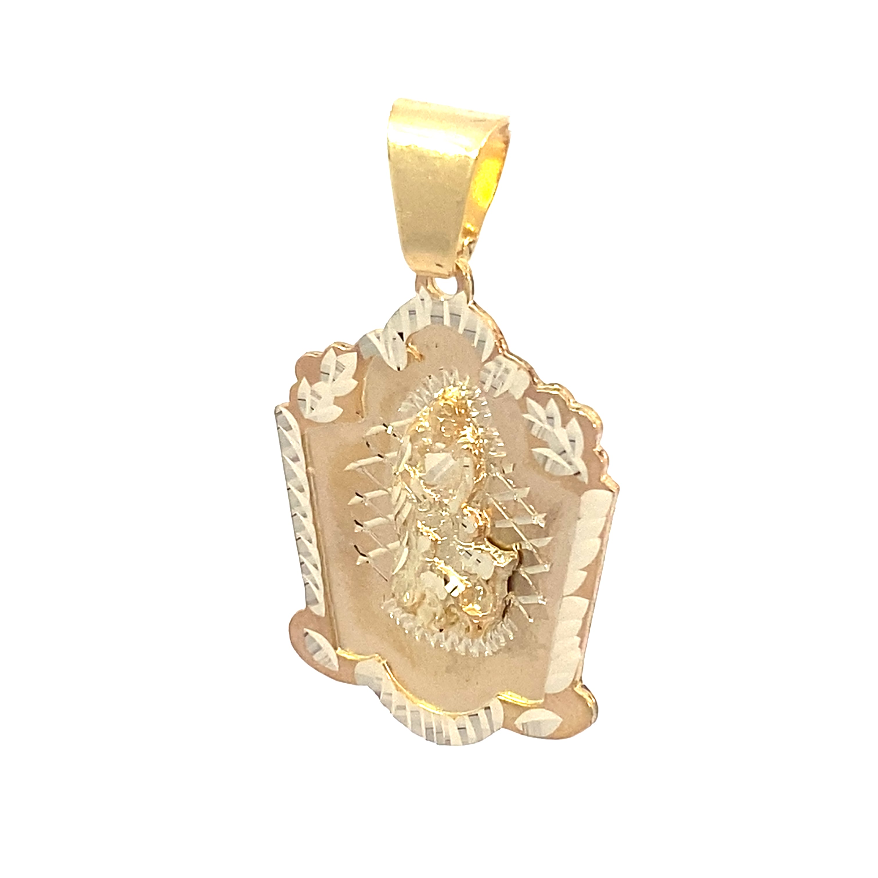 10K Yellow Gold San Lazaro Pendant