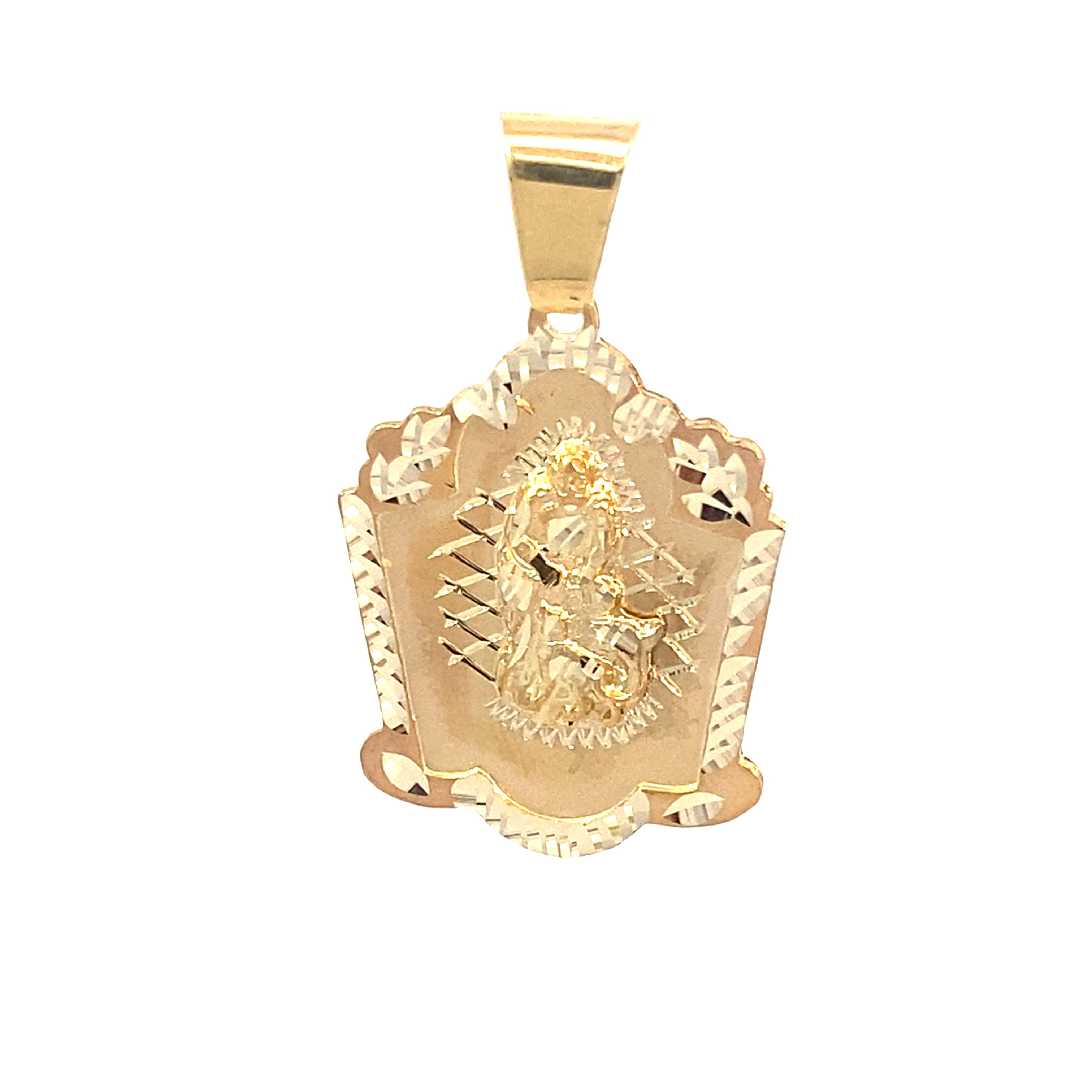 10K Yellow Gold San Lazaro Pendant