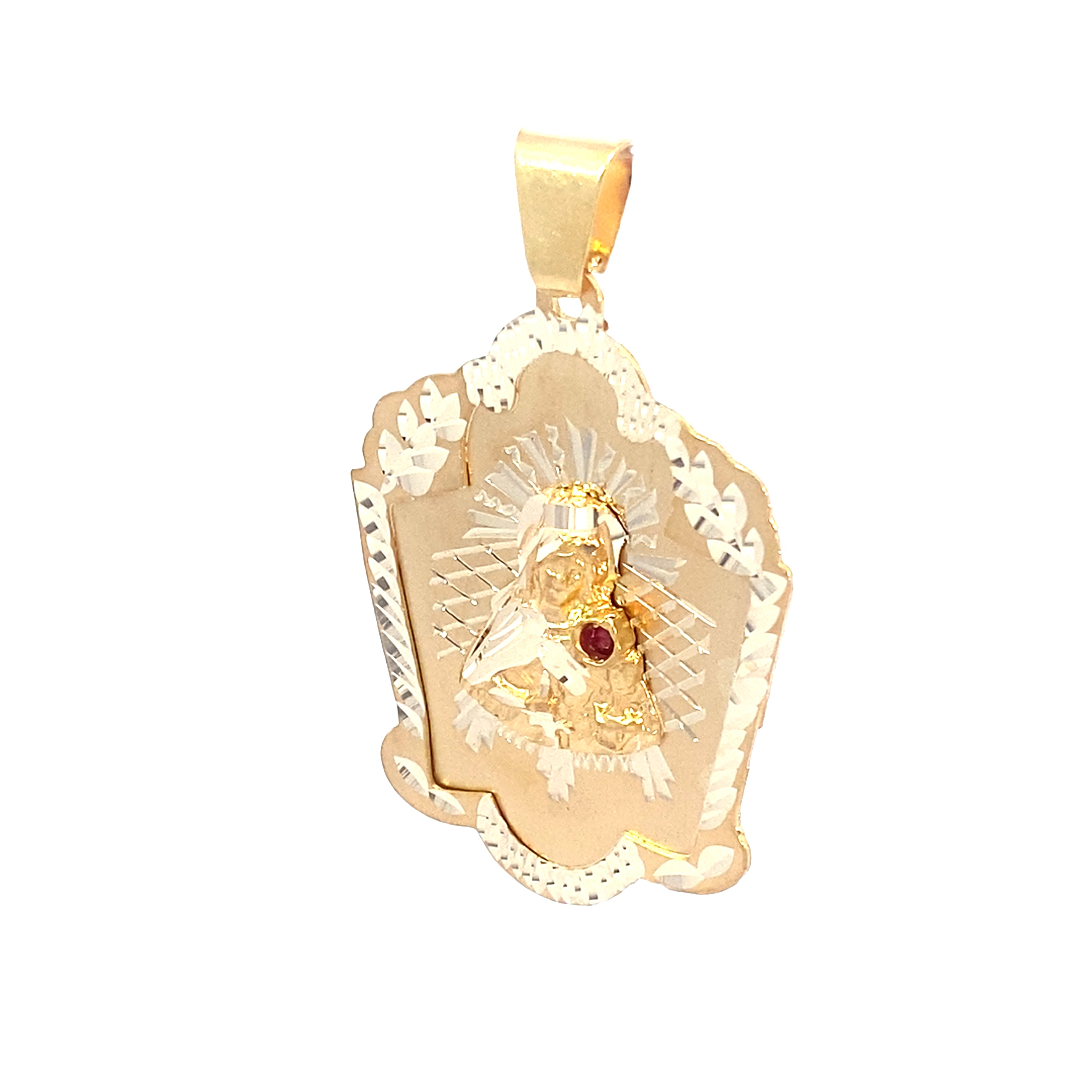 14K Yellow Gold Santa Barbara Pendant