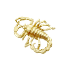 10K Yellow Gold Scorpion Pendant 3.3Dwt