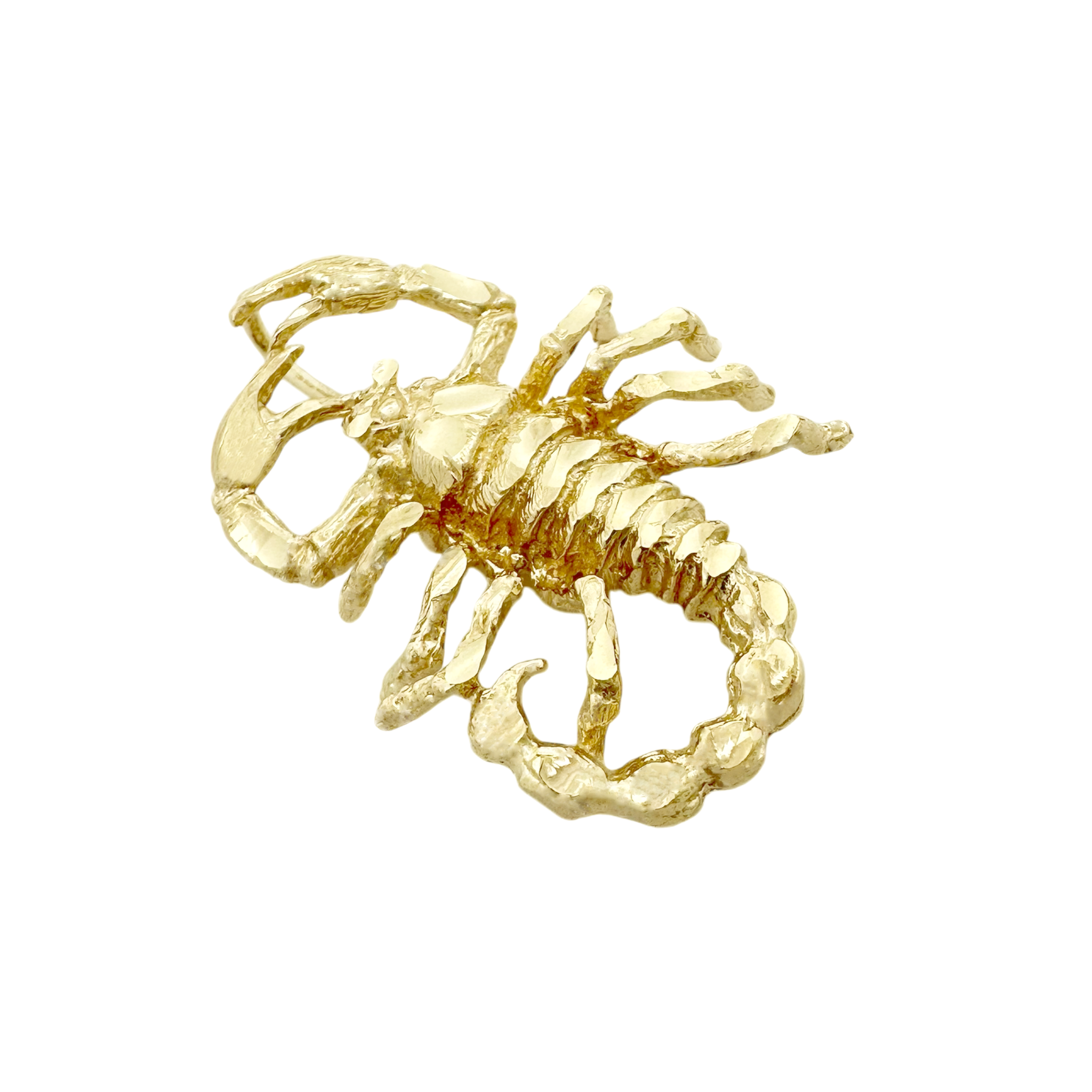 10K Yellow Gold Scorpion Pendant 3.3Dwt