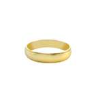 14K Yellow Gold Plain Wedding Band Size 7 1.9Dwt