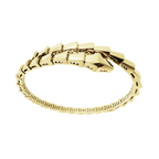 14K Yellow Gold  Serpenti Style Bangle 9.0Dwt