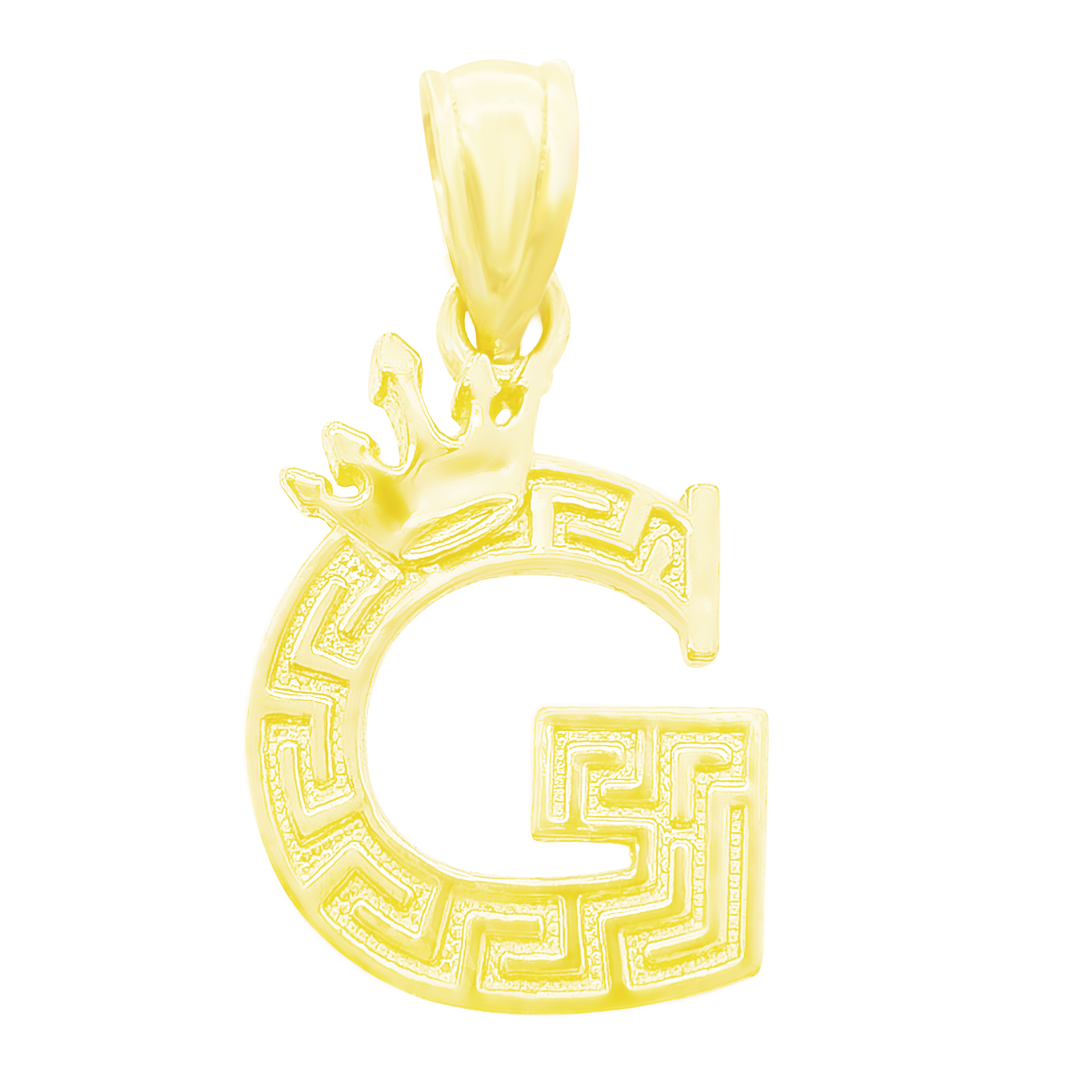 10K Yellow Gold Letter "G" Pendant 0.5Dwt