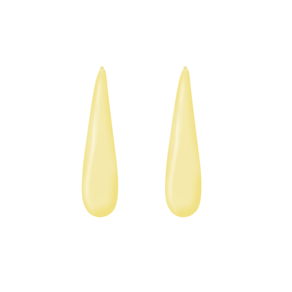 10K Yellow Gold Hollow Hoop Earrings 4.9Dwt