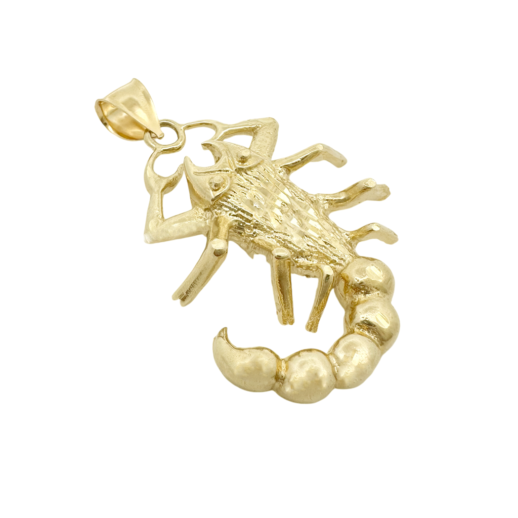 10K Yellow Gold Large Scorpion Pendant 13.7Dwt
