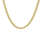 14K Yellow Gold Triple Clasp Cuban Link Chain 4Mm 26In 21.3Dwt