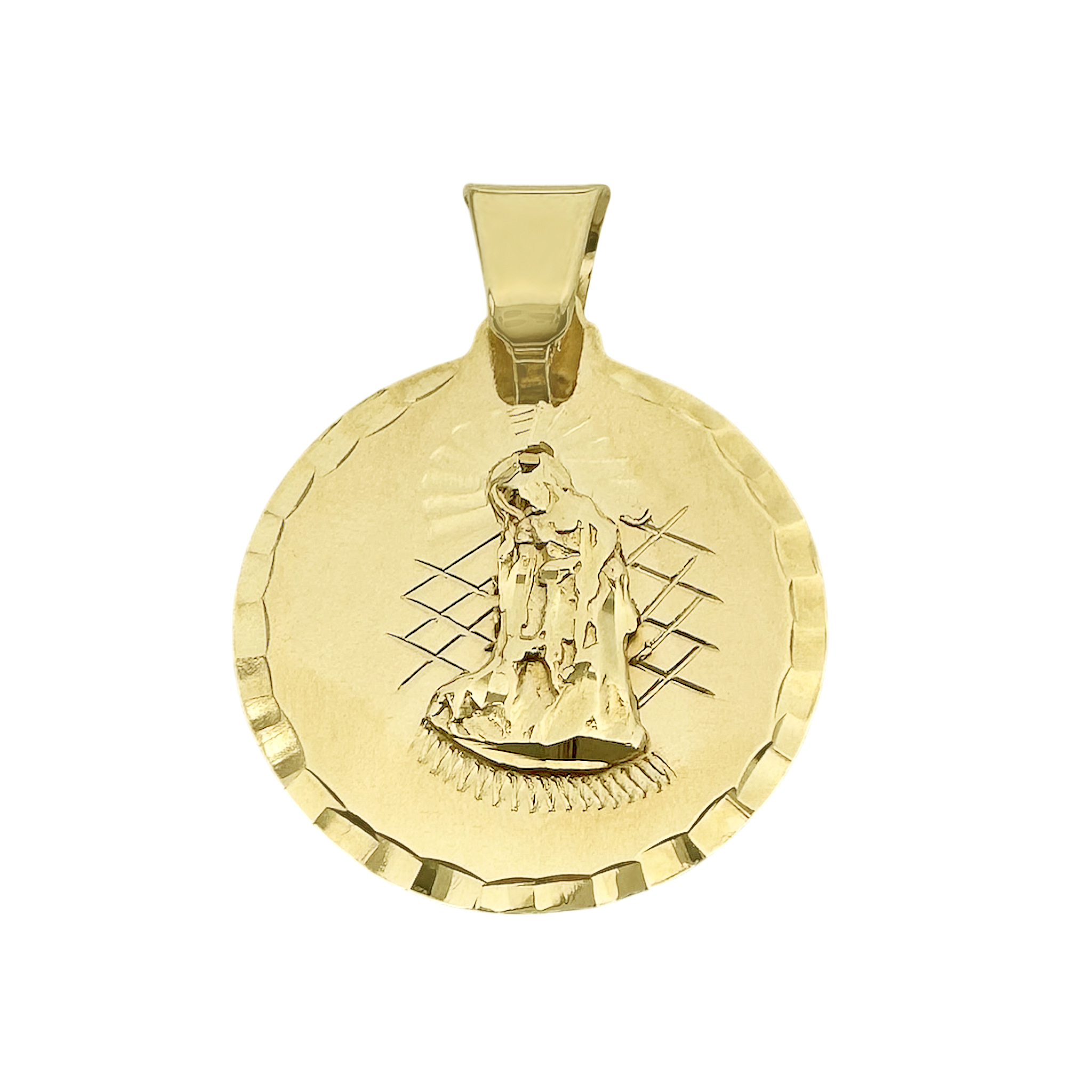 10K Yellow Gold San Lazaro Pendant 2.0Dwt