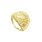 14K Yellow Gold Lds Fashion Ring Size 8 4.0Dwt