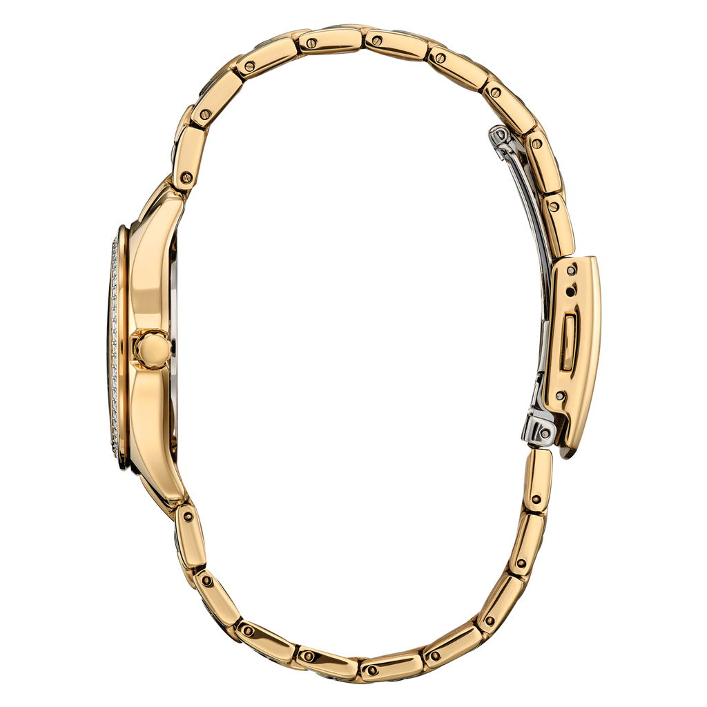 Citizen Crystal Eco Drive Ladies Watch (Fe1147-79P) Gold Tone