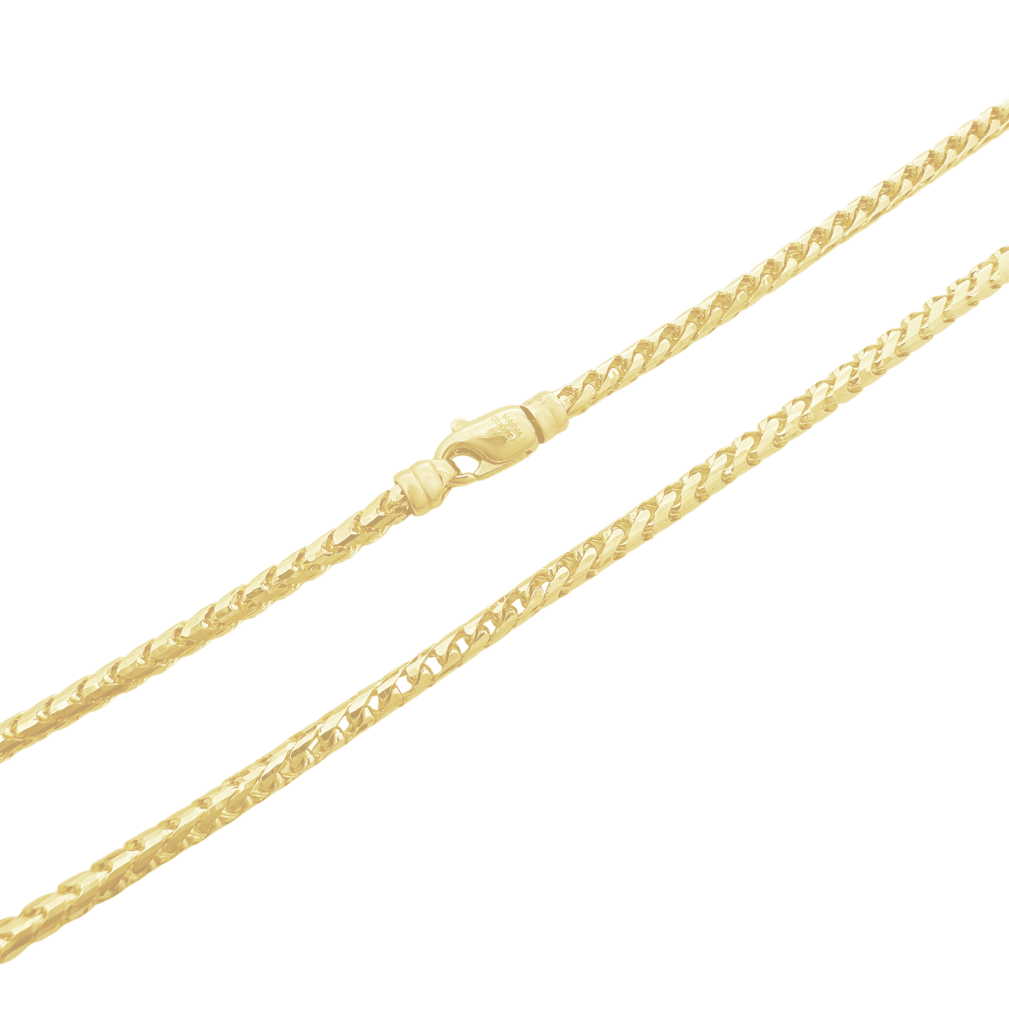 14K Yellow Gold Franco Link Chain 3Mm 22In 18.9Dwt