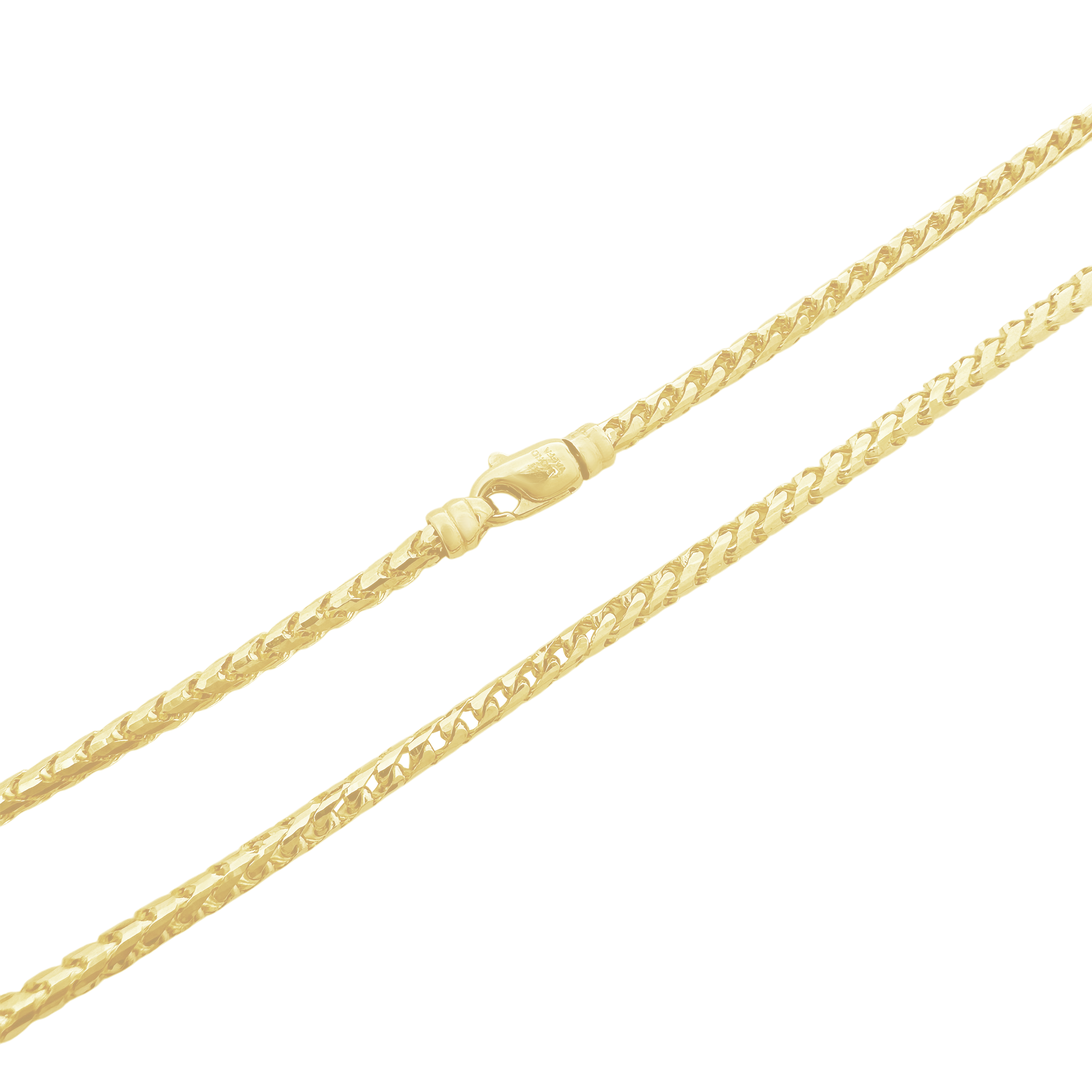 14K Yellow Gold Franco Link Chain 3Mm 22In 18.9Dwt