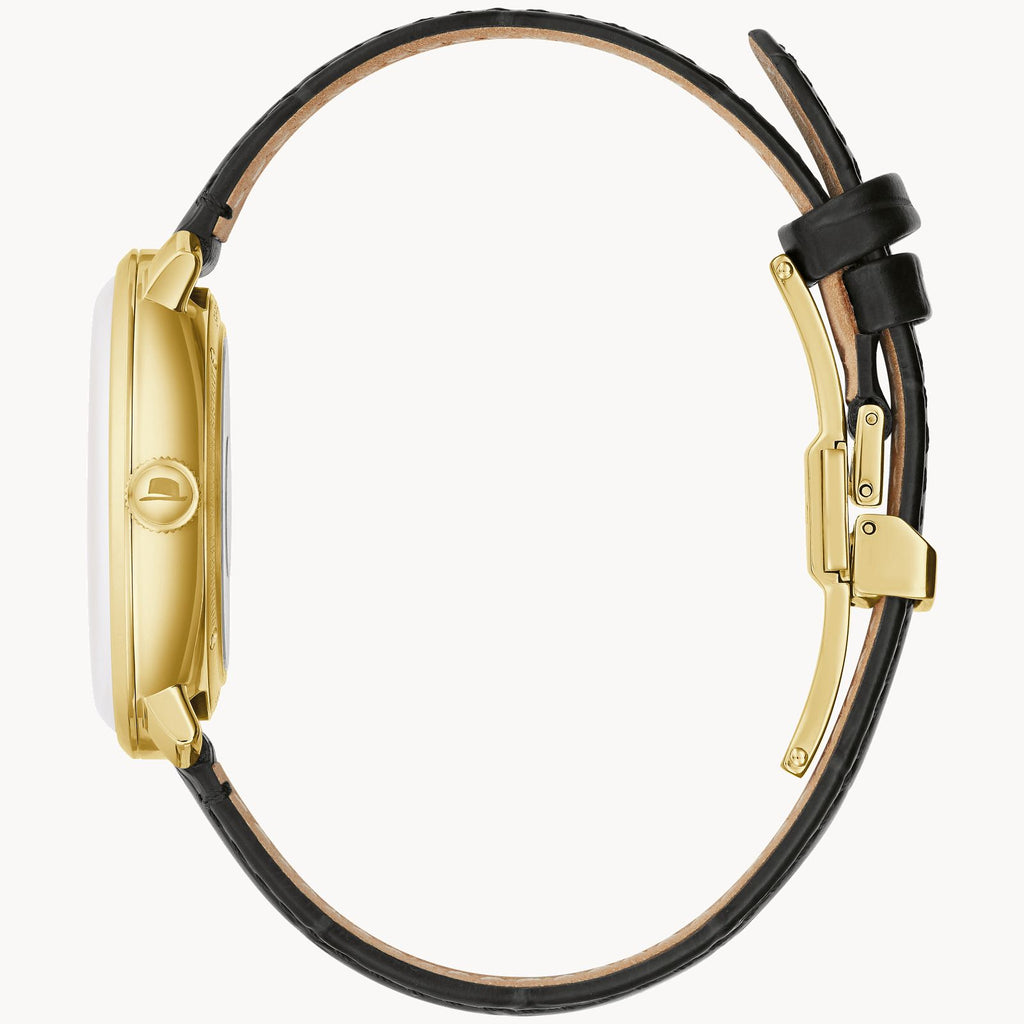 Bulova Frank Sinatra The Best Is Yet To Come Mens Watch  Gold-Tone Stainless Steel