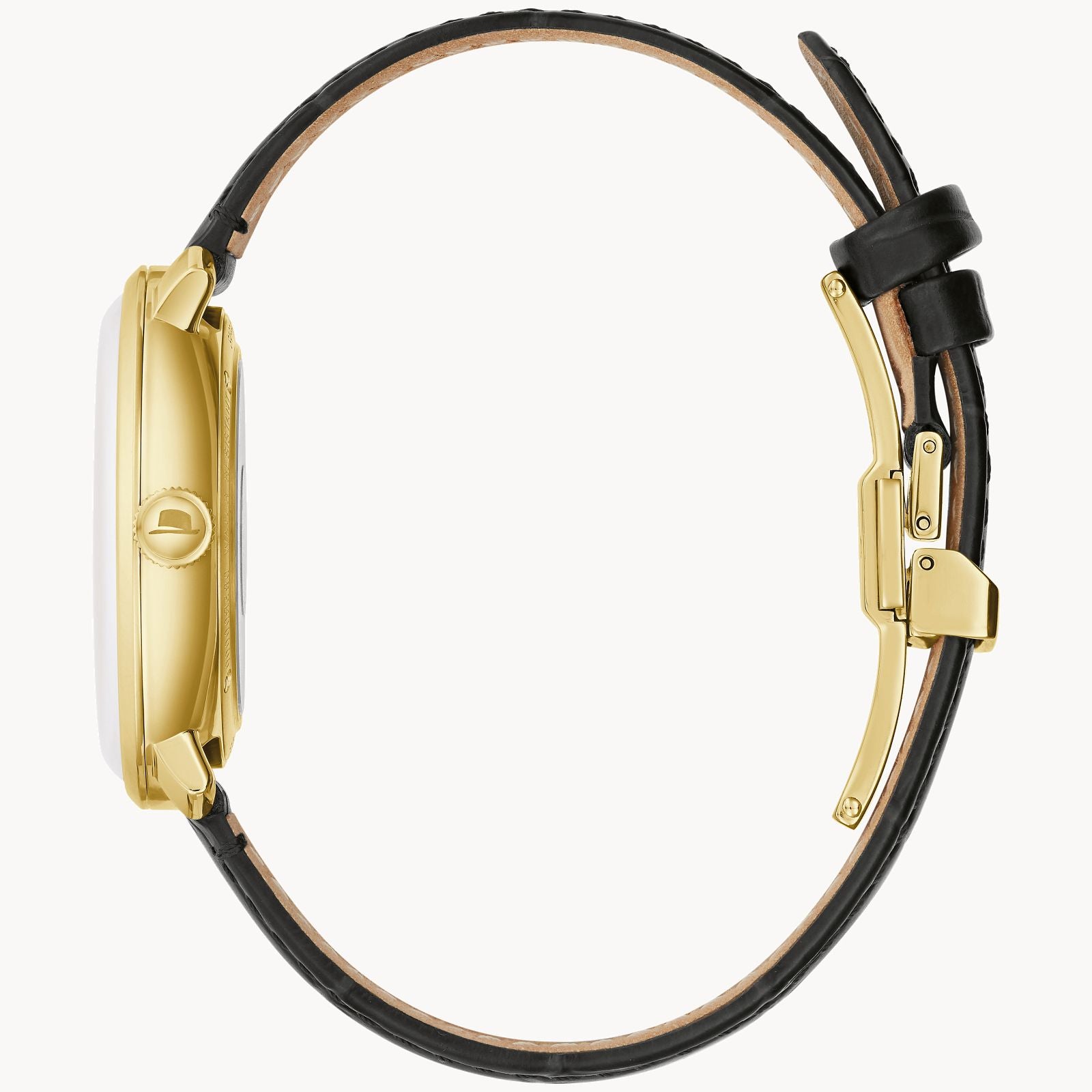 Bulova Frank Sinatra The Best Is Yet To Come Mens Watch  Gold-Tone Stainless Steel