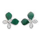 0.40Ct 18K White Gold Diamond Butterfly Style Stud Earrings 2.4Dwt