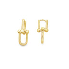 14K Yellow Gold Stirrup Earrings 3.2Dwt