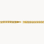 Bulova Link™ Bracelet Stainless Steel Gold Tone 6Mm 8In (Bvb1081-Gstna8)