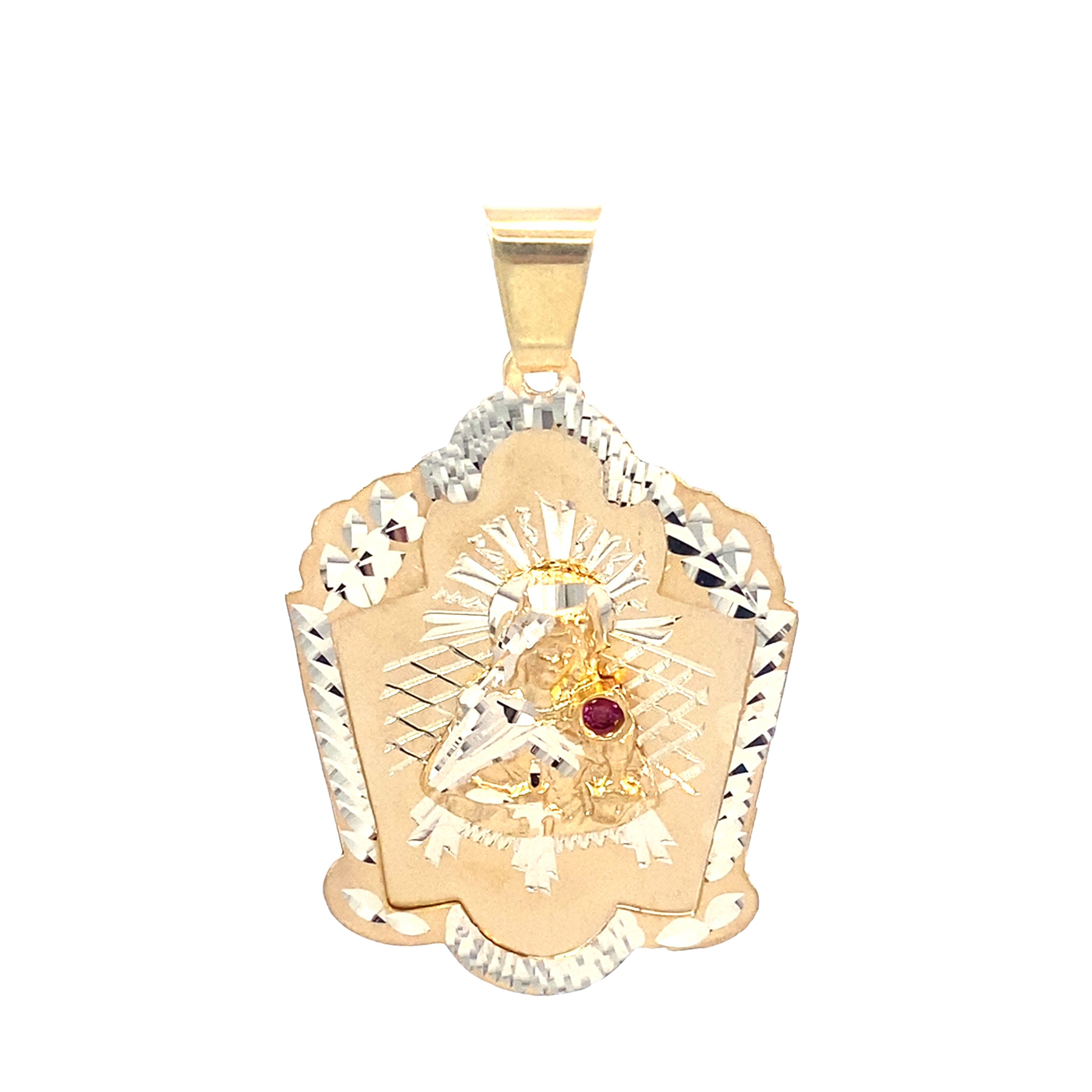14K Yellow Gold Santa Barbara Pendant