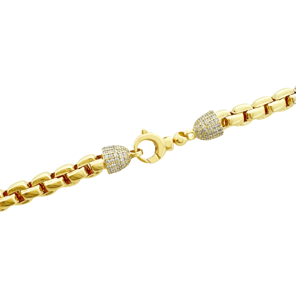 14K Yellow Gold Ladies Fancy Link Necklace 18.5In 16.5Dwt