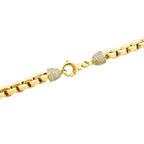 14K Yellow Gold Ladies Fancy Link Heart Pendant Necklace 18In 17.6Dwt