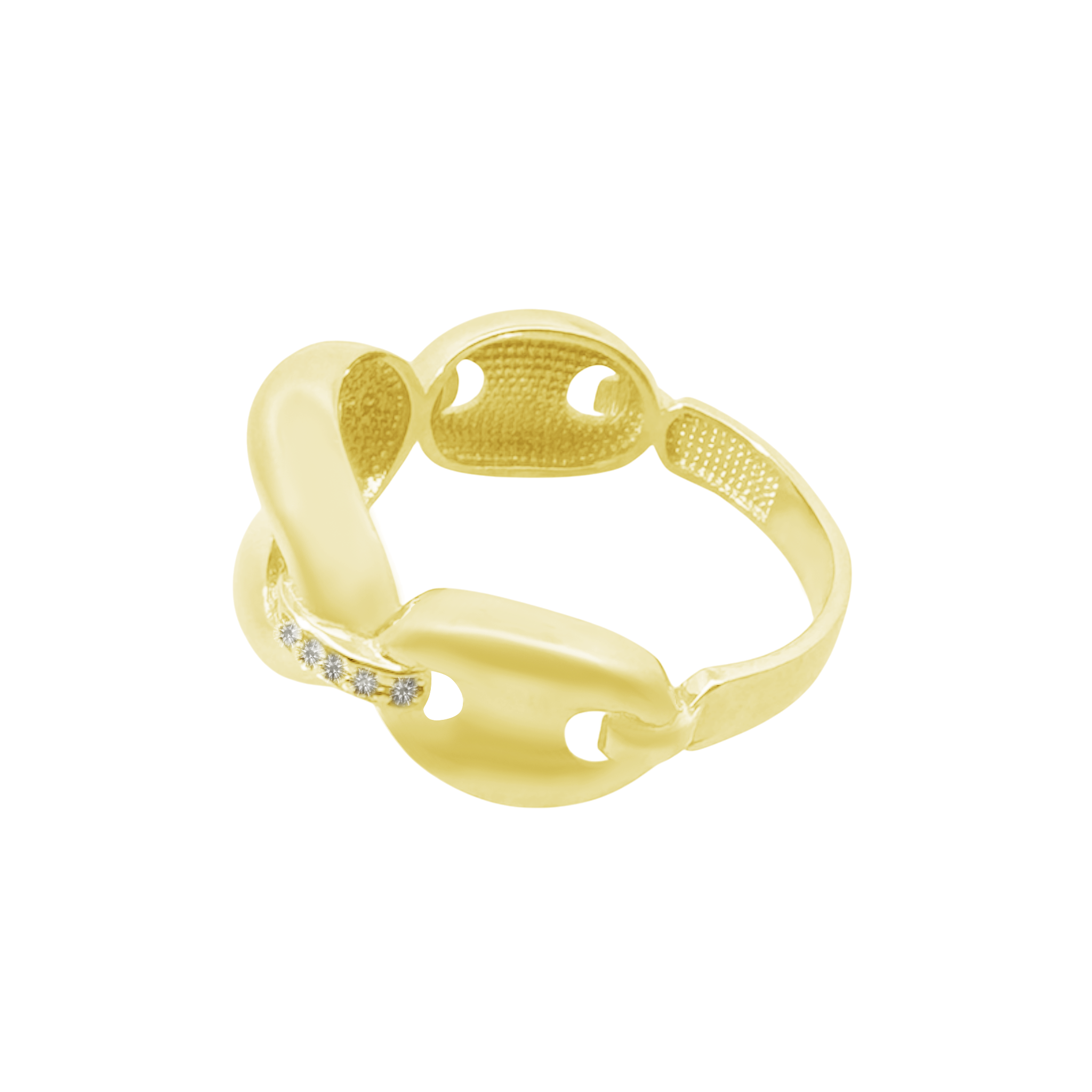 10K Yellow Gold Lds Fashion Ring Size 8 1.9Dwt