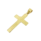 10K Yellow Gold Cross Pendant 1.8Dwt