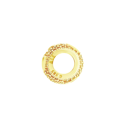 10K Yellow Gold Cz Clasp Monaco Style Link Chain 7Mm 16In 11.2Dwt
