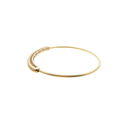 1/2Ctw 14K Yellow Gold Diamond Bangle Bracelet 3.9Dwt