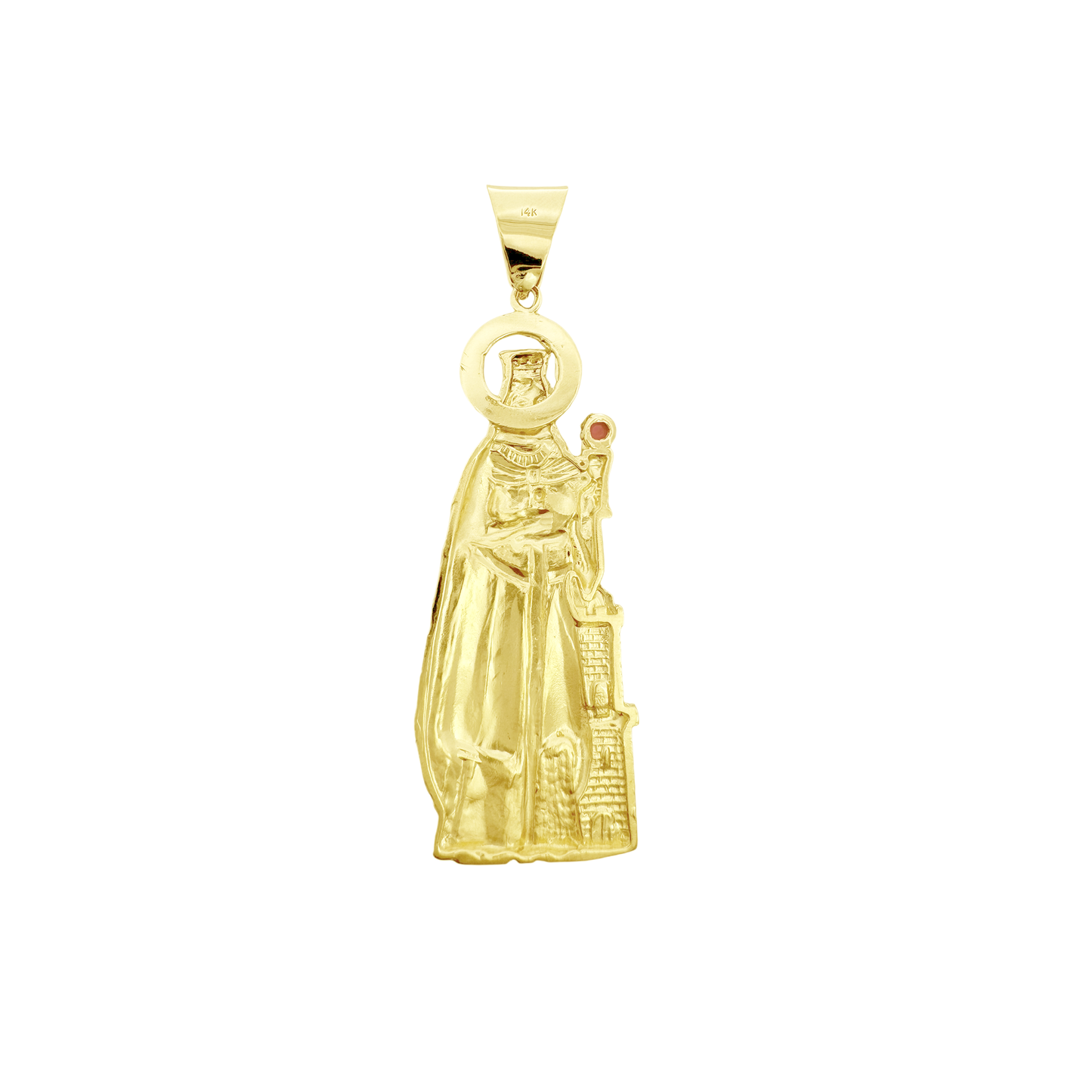 10K Yellow Gold Santa Barbara Pendant 11.8Dwt