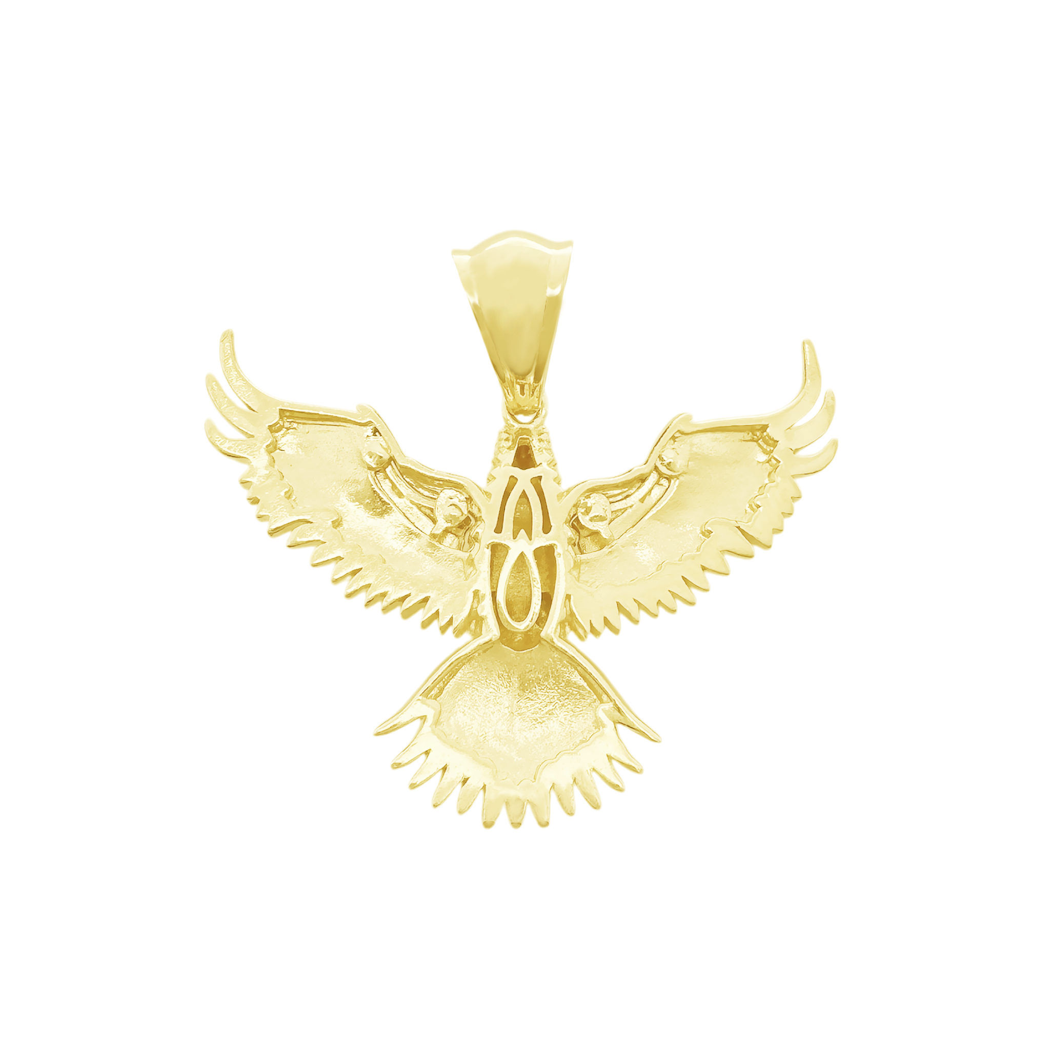 14K Yellow Gold Eagle Pendant 4.5Dwt