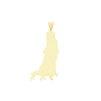 10K Yellow Gold San Lazaro Pendant 24.6Dwt