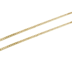 14K Yellow Gold Lobster Clasp Cuban Link Chain 2Mm 24In 5.4Dwt