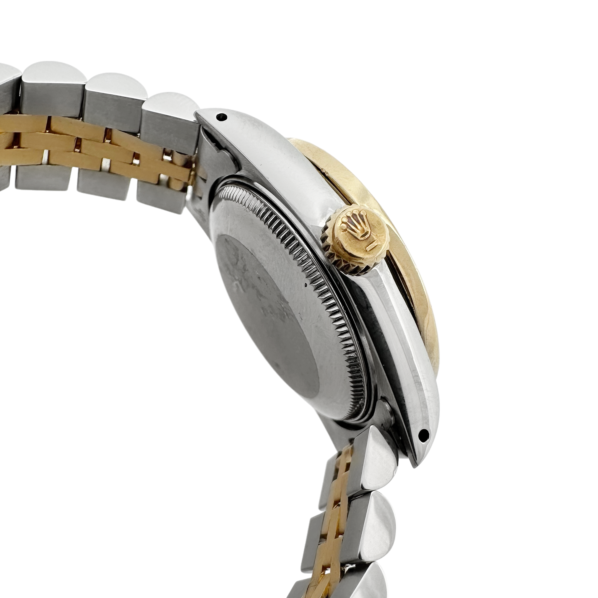 Pre-Owned 1991 Rolex Datejust Two Tone Diamond Bezel & Champagne Diamond Dial On Jubilee Bracelet Model 68273g