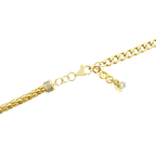 14K Yellow Gold Ladies Fancy Link Heart Pendant Necklace 19In 10.3Dwt