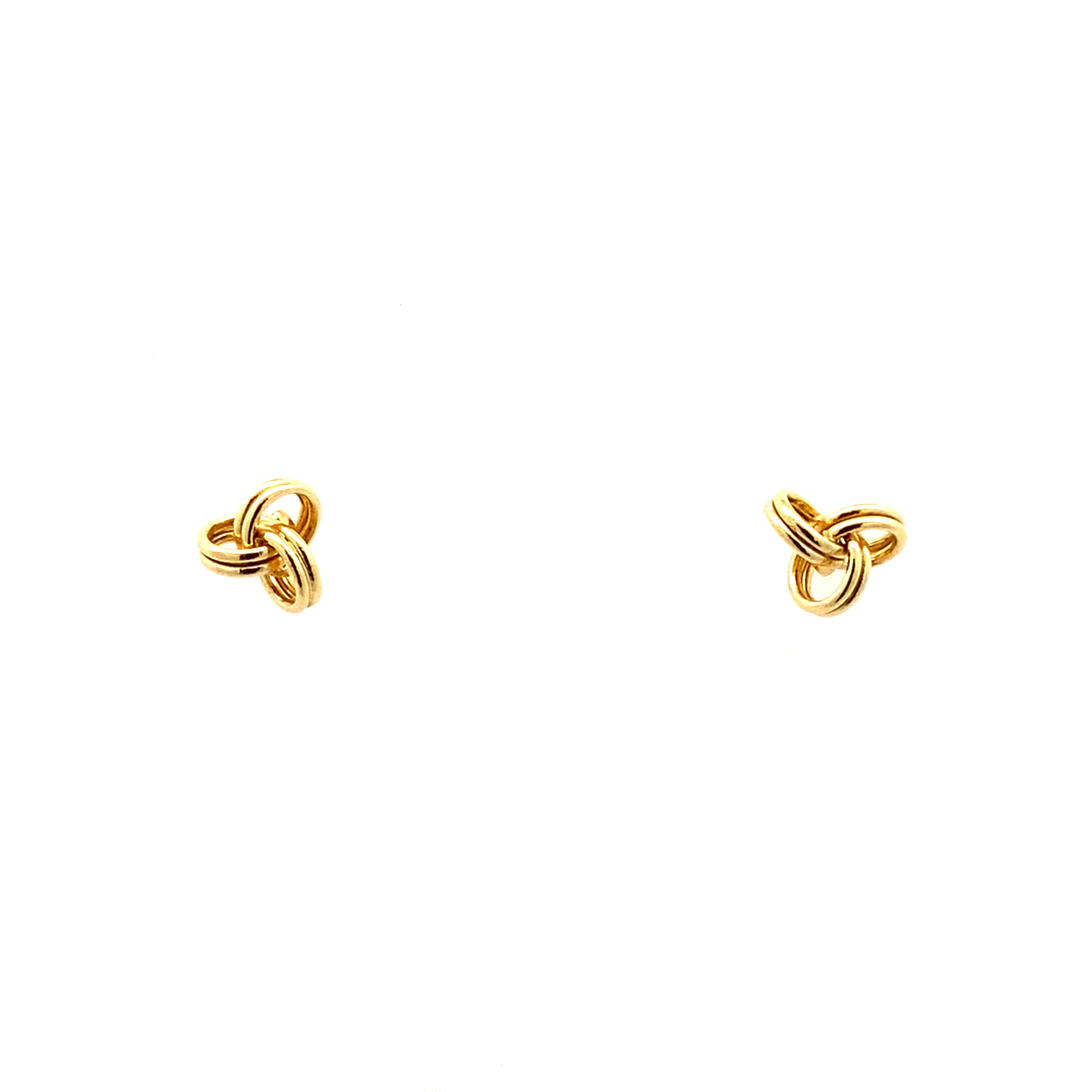 18K Yellow Gold Stud Earrings