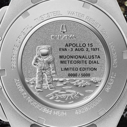 Bulova Lunar Pilot Meteorite Limited Edition Mens Watch 96A312