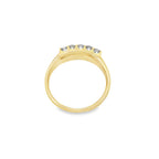 0.5Ct 14K Yellow Gold Diamond Wedding Band Ring Size 7 2.8Dwt