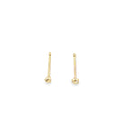 14K Yellow Gold  Stud Nose Ring