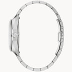 Bulova Jet Star Watch (96B401) Stainless Steel, Burgundy Dial