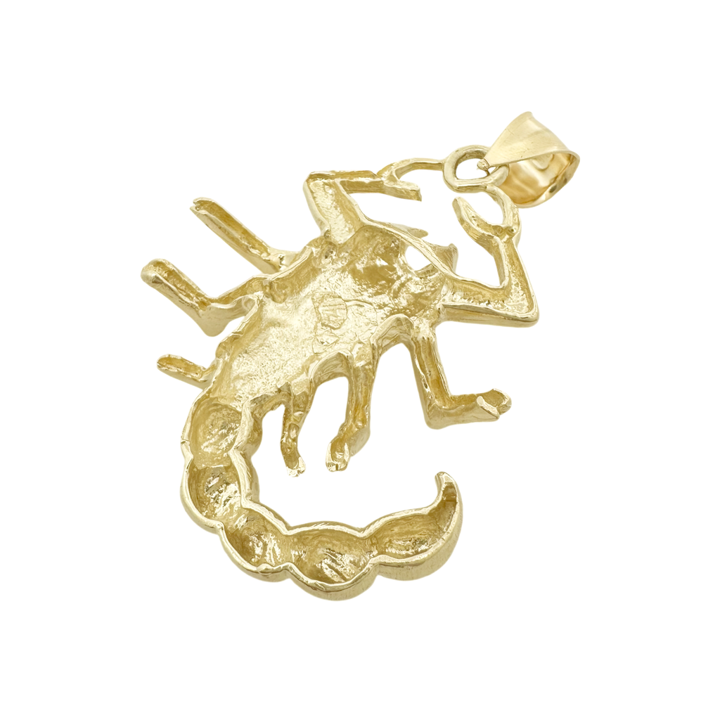 10K Yellow Gold Large Scorpion Pendant 13.7Dwt