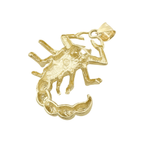 10K Yellow Gold Large Scorpion Pendant 13.7Dwt